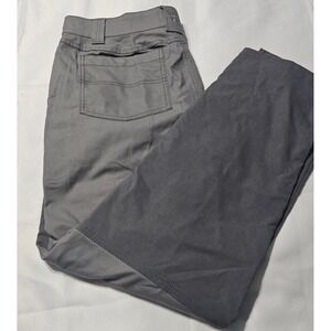 Scheels Outfitters Hiking Work Brush Pants Straight Leg Two Tone Gray Mens 40x32